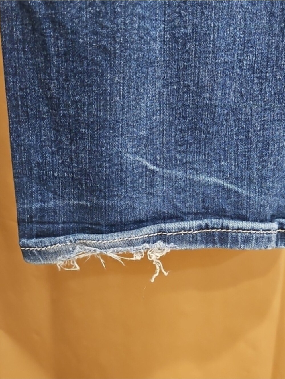 Miss Me Blue Bootcut Jeans with Sequin Floral Pocket Accents 32" Inseam - Picture 5 of 7